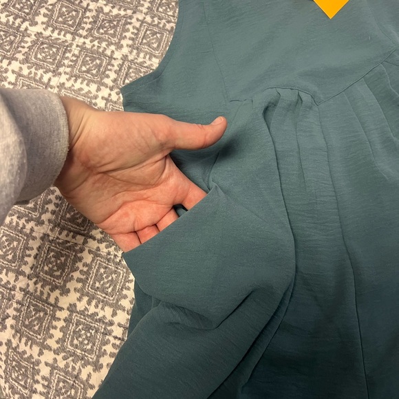 Sage One Piece with pockets! - Picture 3 of 3